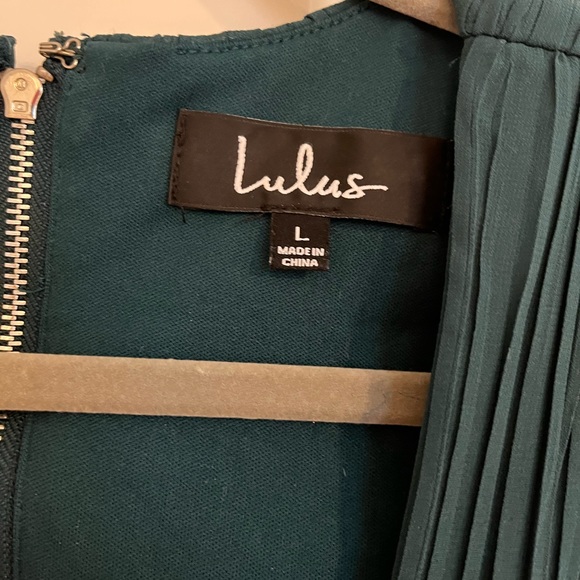 Lulus Green Formal Dress Gown Prom Wedding Cut-out - Picture 4 of 10